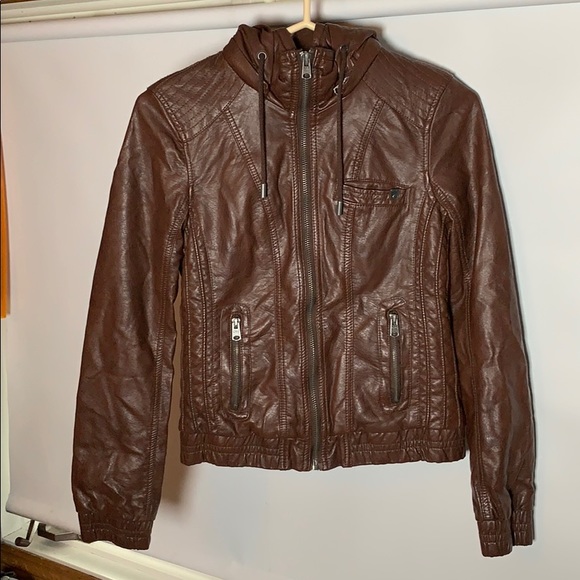 Garage faux leather jacket - Picture 5 of 9